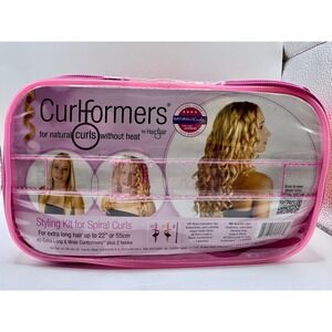 Curlformers Styling Kit for Spiral Curls 22" Heatless 40pc Hook Complete Set